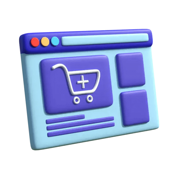 ecommerce-cart-page-3d-1 600px Best web design and digital marketing agency In Delhi, India